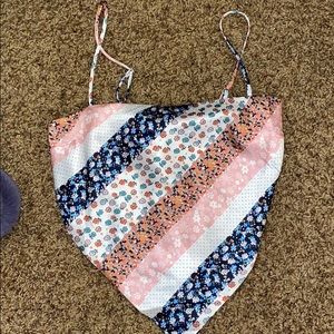 Princess Polly bandana tie back crop top